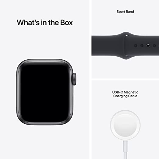 Apple Watch (Series SE) September 2020 40 mm - Aluminium Space gray - Sport Band Black